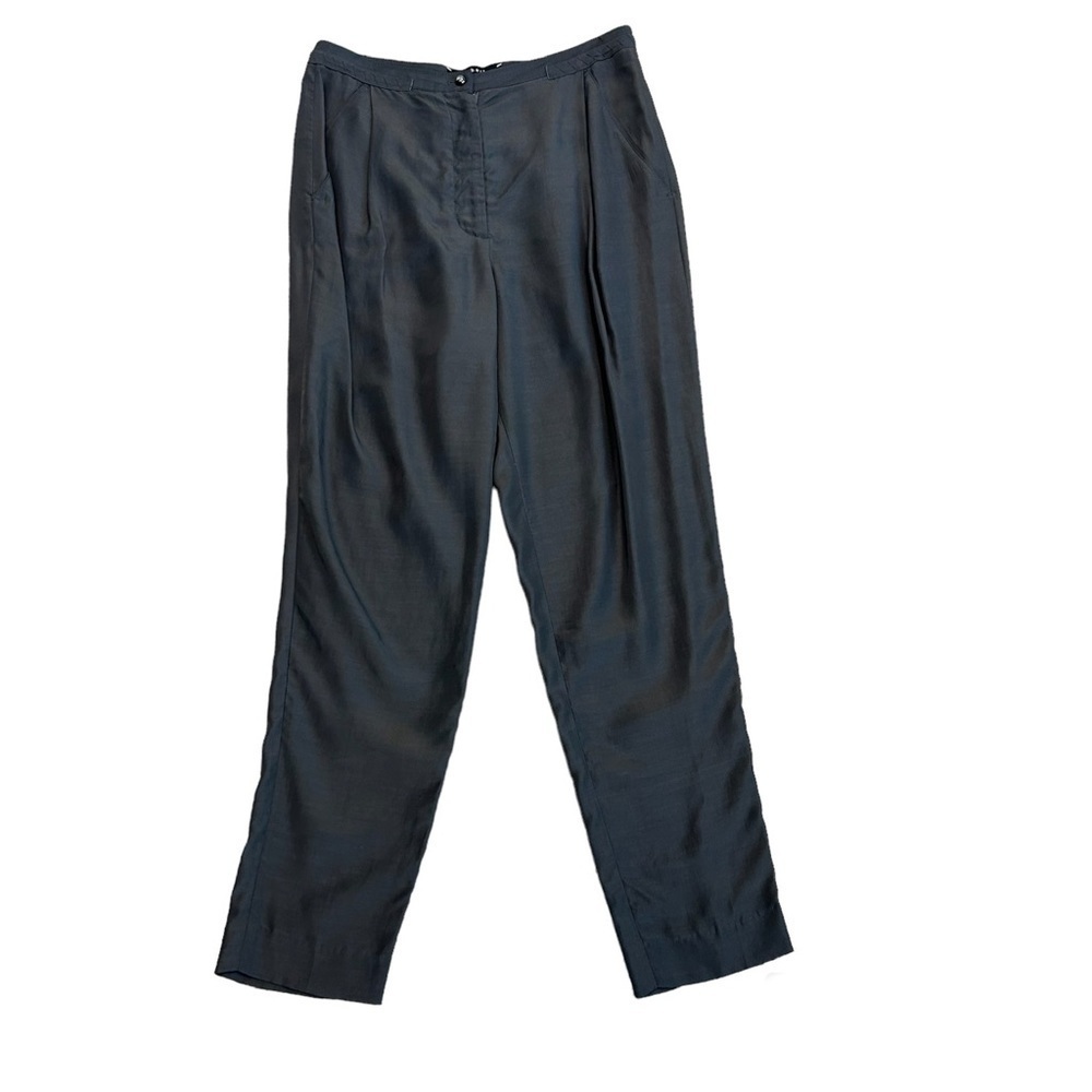 Robert Rodriguez gray pleated dart ankle pants Sz 4